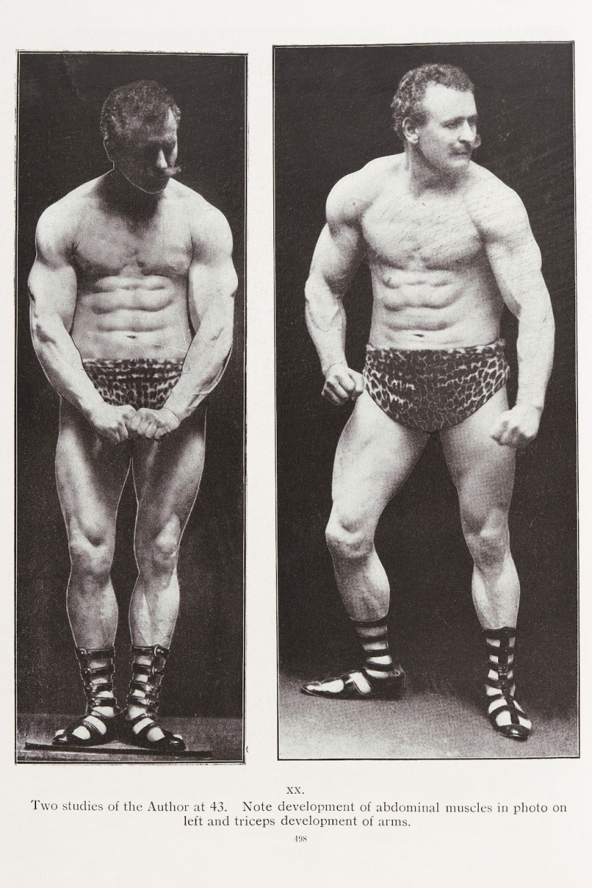 Eugen Sandow is the original Mr. Olympia and was studied by many physicians.